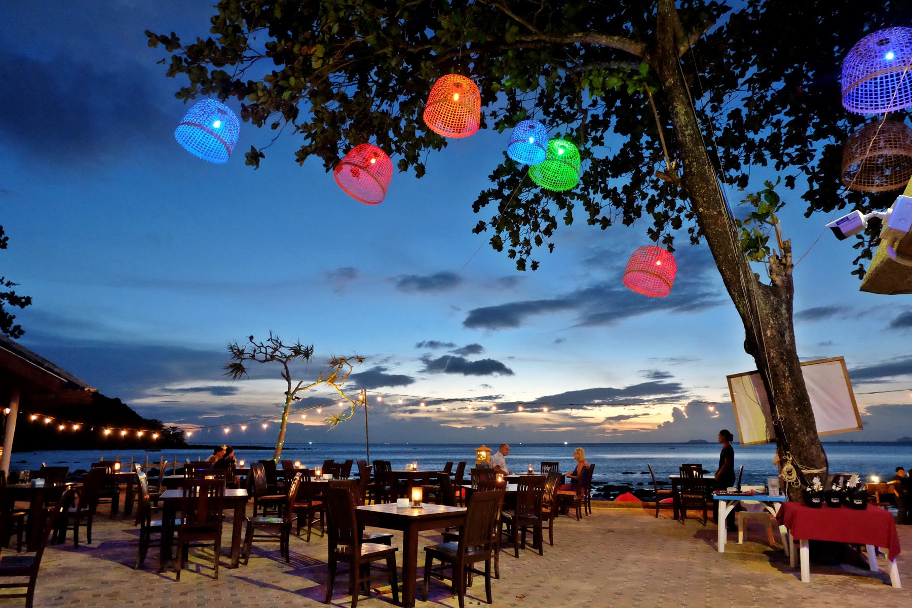 Beachfront restaurant